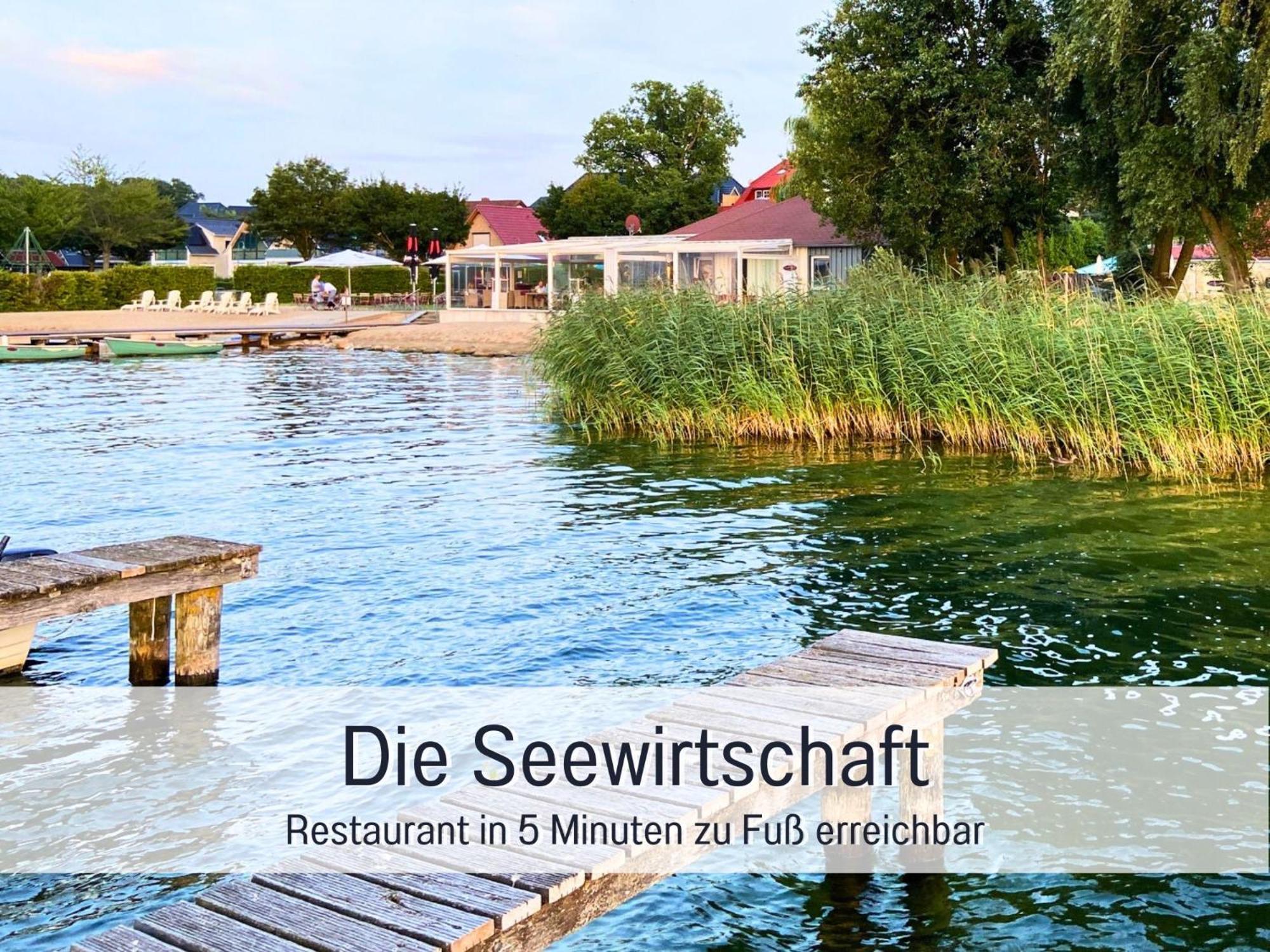 Strandhaus Mathea - Ruhige Lage Direkt Am Fleesensee - Parkplatz, Kamin, Sauna - Familienfreundlich Unter Göhren Kültér fotó