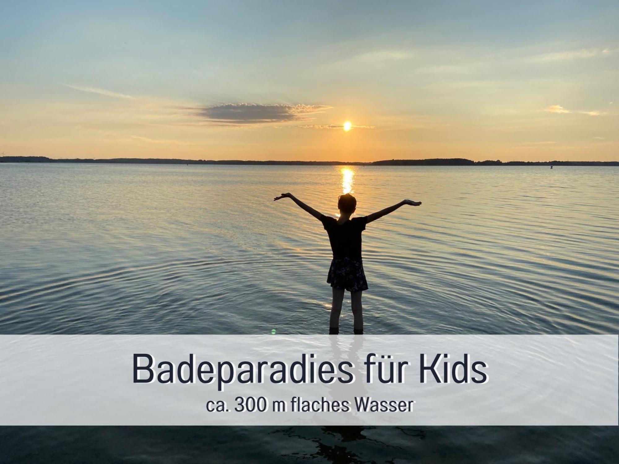 Strandhaus Mathea - Ruhige Lage Direkt Am Fleesensee - Parkplatz, Kamin, Sauna - Familienfreundlich Unter Göhren Kültér fotó