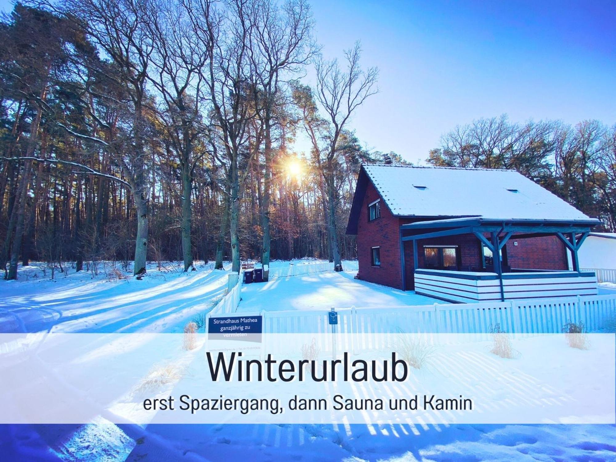Strandhaus Mathea - Ruhige Lage Direkt Am Fleesensee - Parkplatz, Kamin, Sauna - Familienfreundlich Unter Göhren Kültér fotó