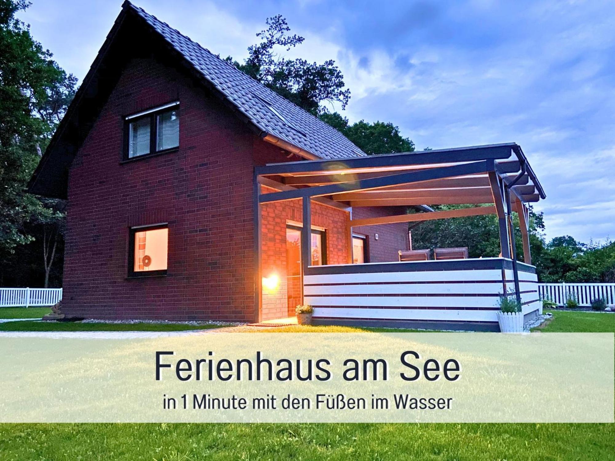 Strandhaus Mathea - Ruhige Lage Direkt Am Fleesensee - Parkplatz, Kamin, Sauna - Familienfreundlich Unter Göhren Kültér fotó