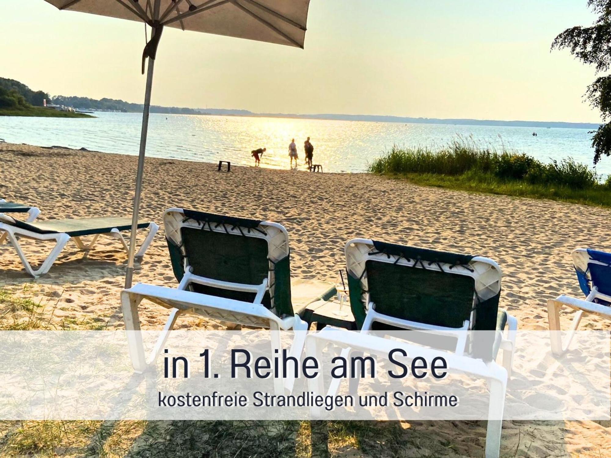 Strandhaus Mathea - Ruhige Lage Direkt Am Fleesensee - Parkplatz, Kamin, Sauna - Familienfreundlich Unter Göhren Kültér fotó