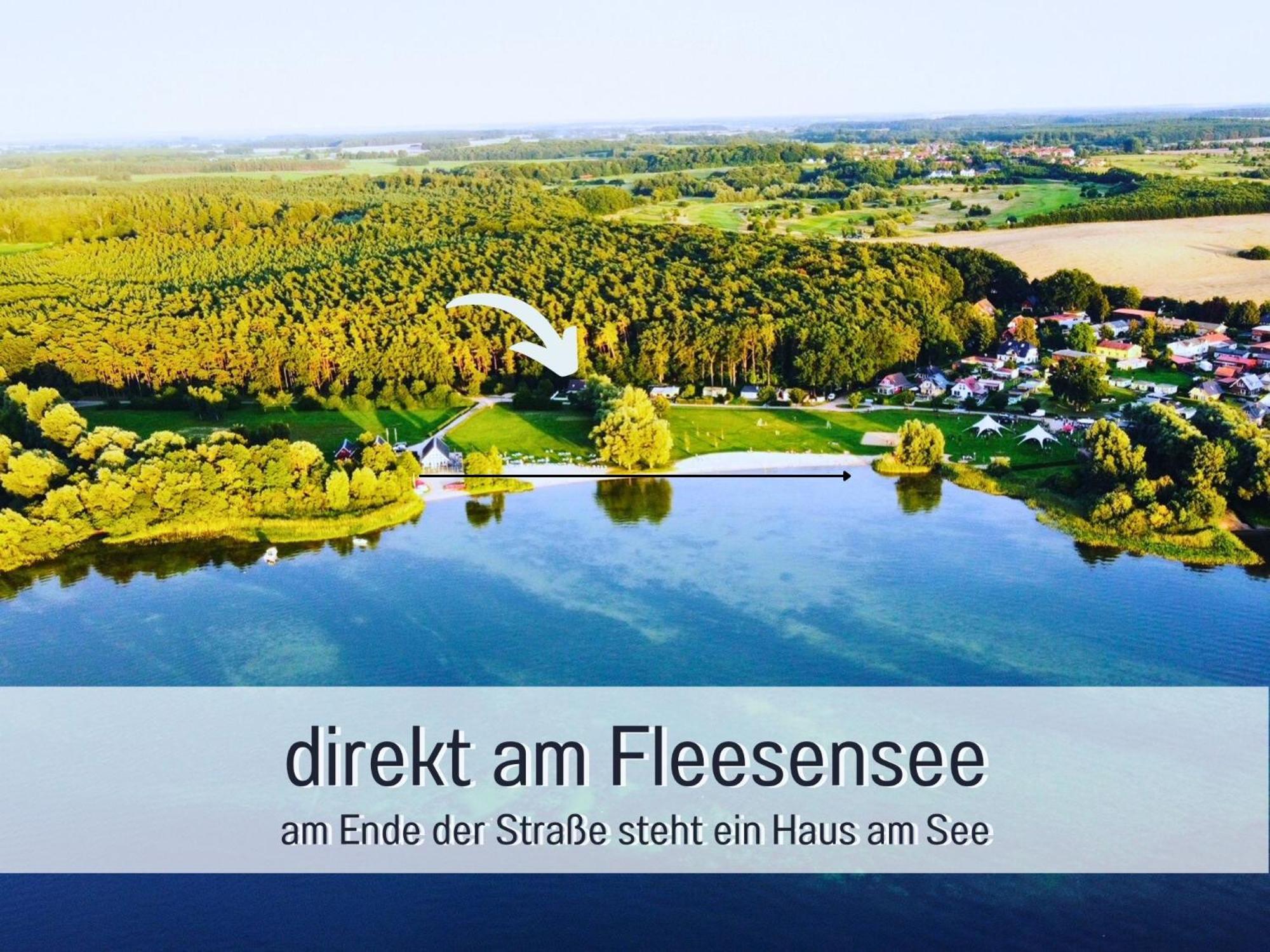 Strandhaus Mathea - Ruhige Lage Direkt Am Fleesensee - Parkplatz, Kamin, Sauna - Familienfreundlich Unter Göhren Kültér fotó