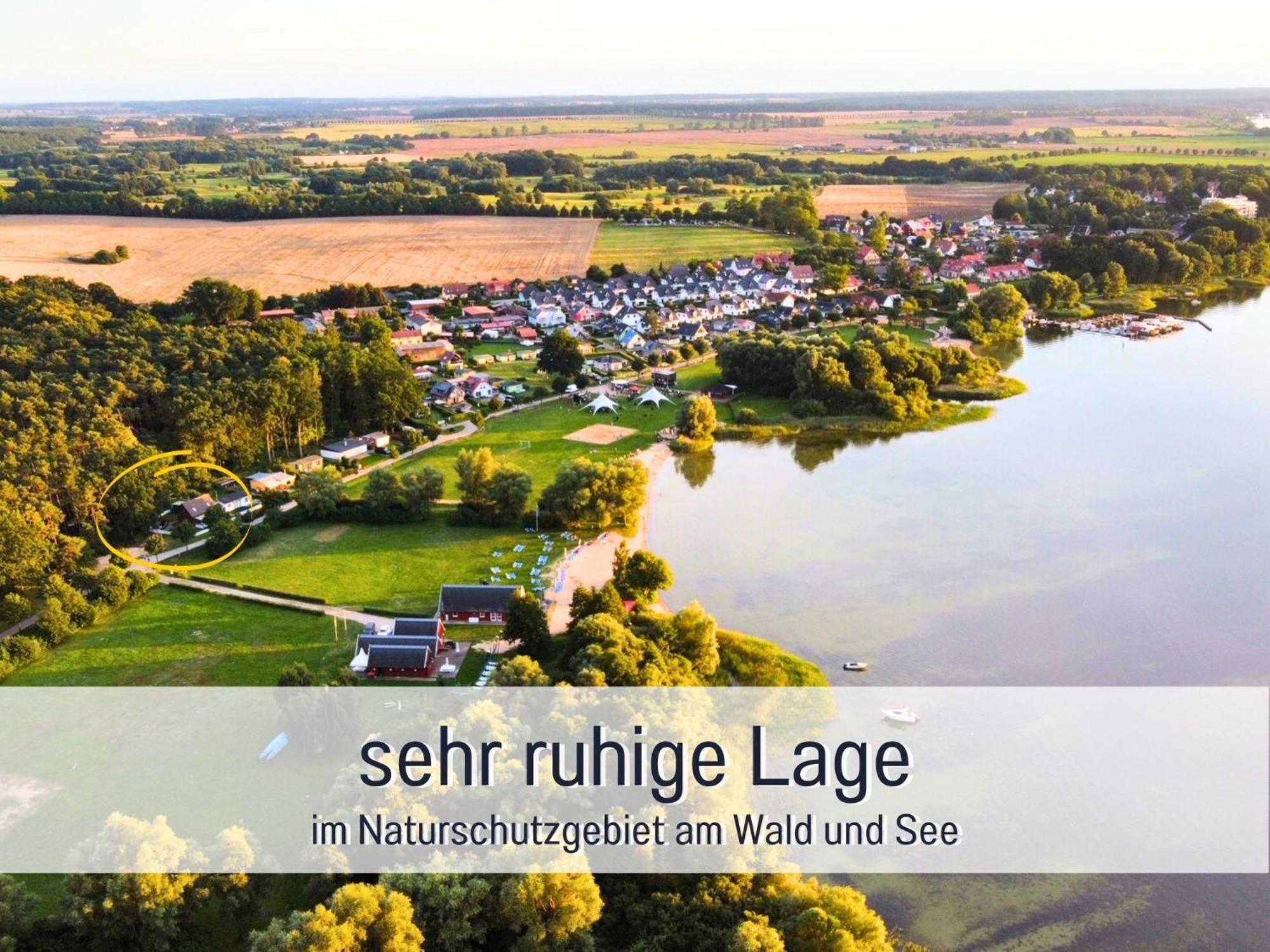 Strandhaus Mathea - Ruhige Lage Direkt Am Fleesensee - Parkplatz, Kamin, Sauna - Familienfreundlich Unter Göhren Kültér fotó